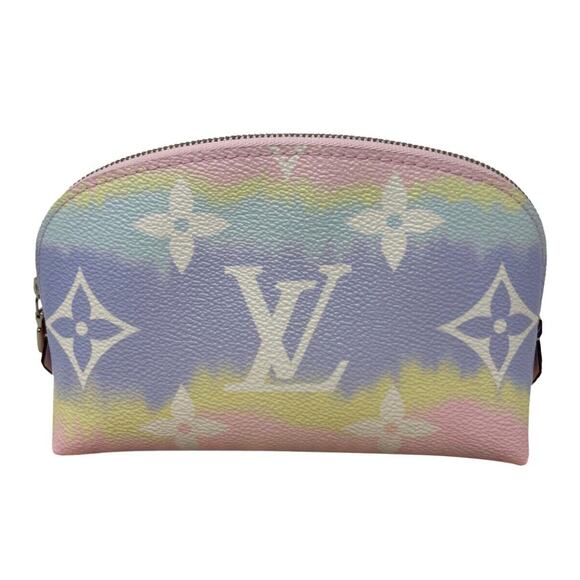 Louis Vuitton Monogram Giant LV Escale Pochette Cosmetic Cosmetic Pouch - Picture 1 of 12